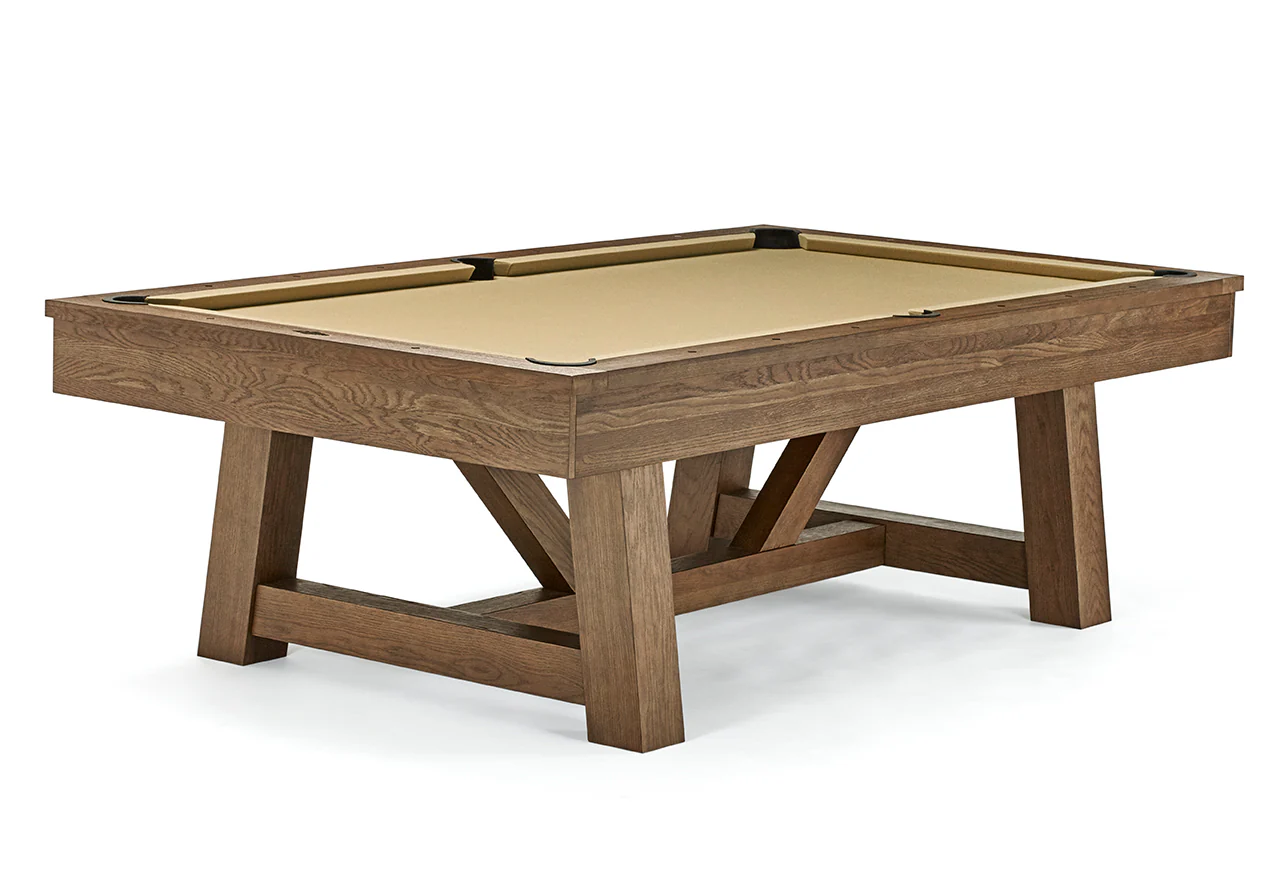 Brunswick Botanic Pool Table - Rustic Dark Brown - Image 2