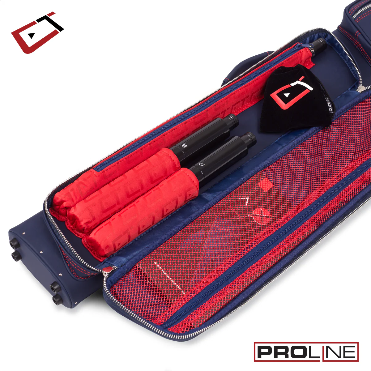 Cuetec Pro Line Navy 2x4 Hard Case - Image 3