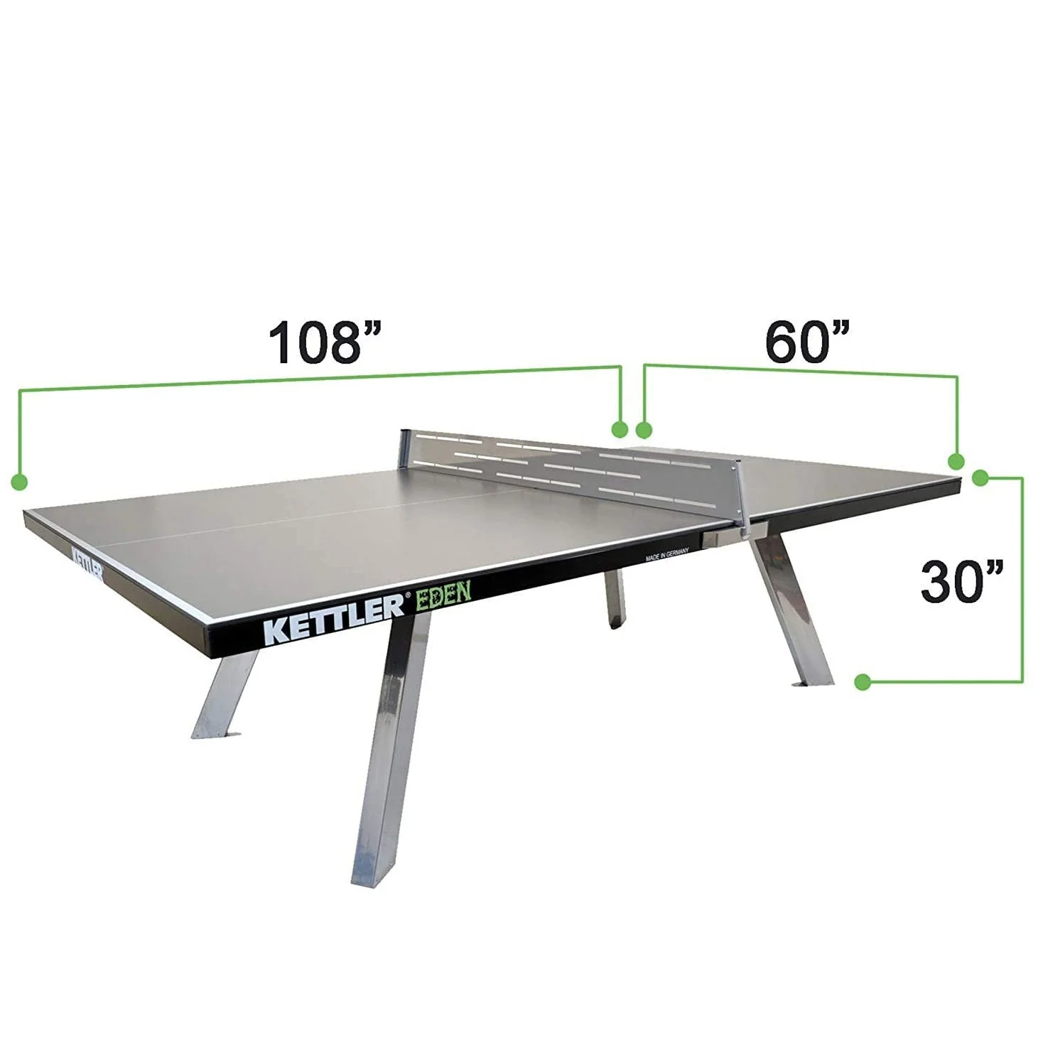 Eden Outdoor Stationary Table Tennis Table - Image 8
