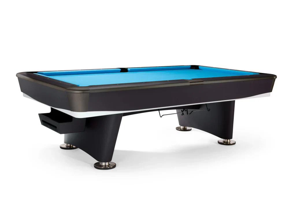 Gold Crown VII 8' Pool Table - Tournament Black