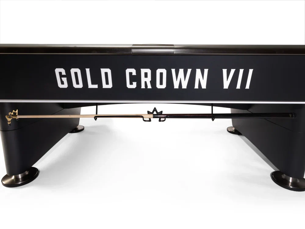 Gold Crown VII 9' Pool Table - Tournament Black - Image 5