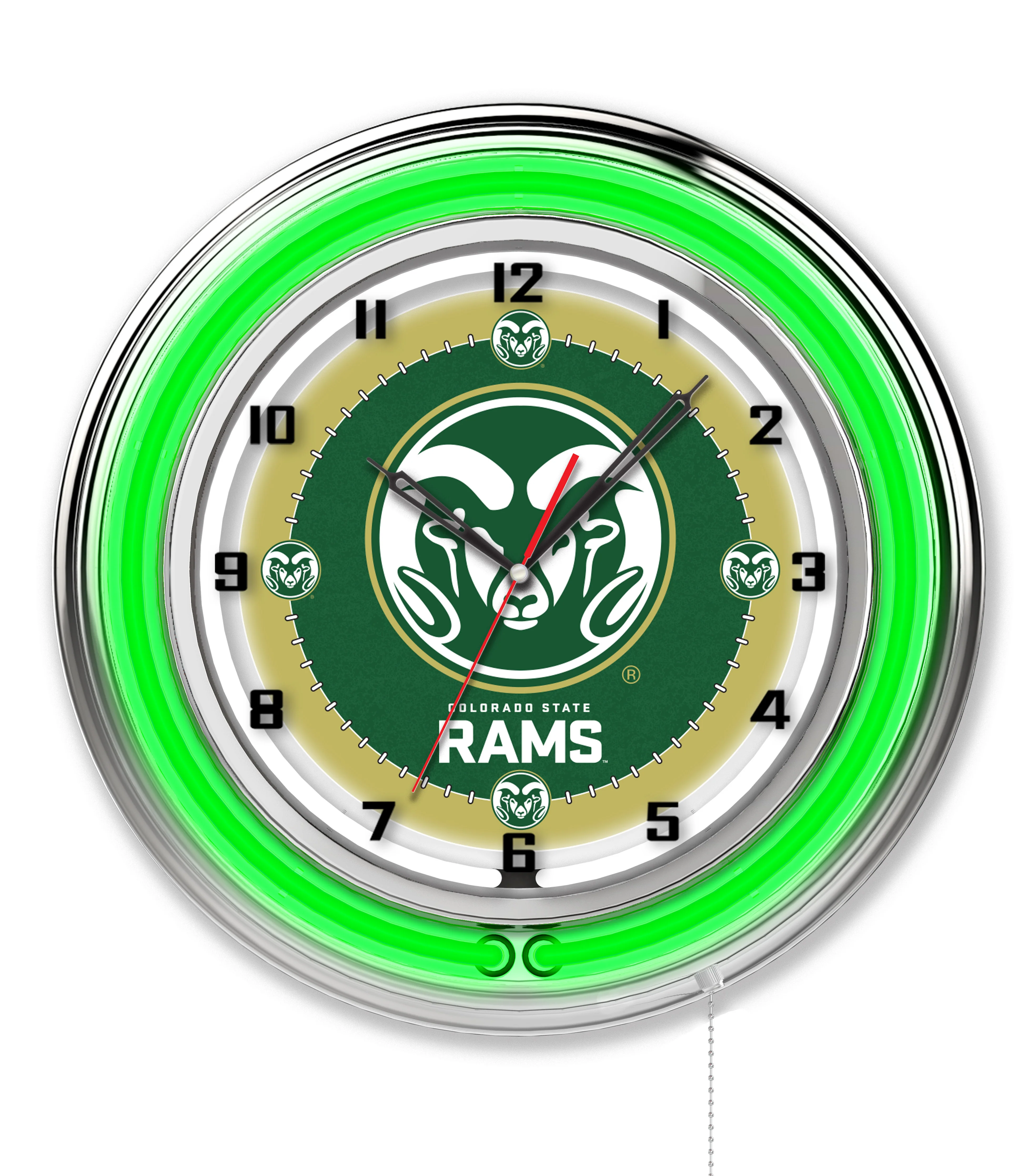 NCAA Licensed 19" Neon Clock - Image 32