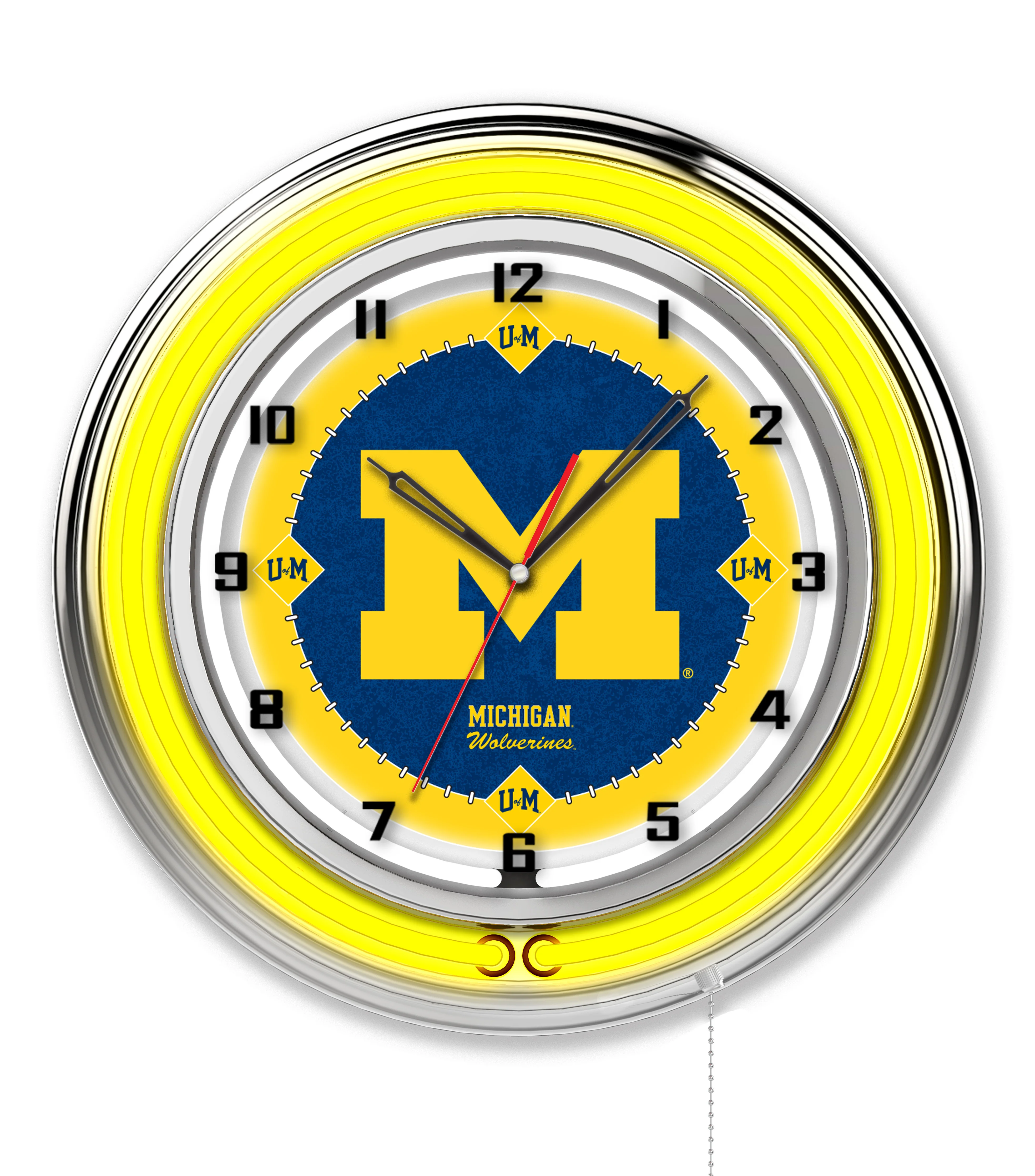 NCAA Licensed 19" Neon Clock - Image 37