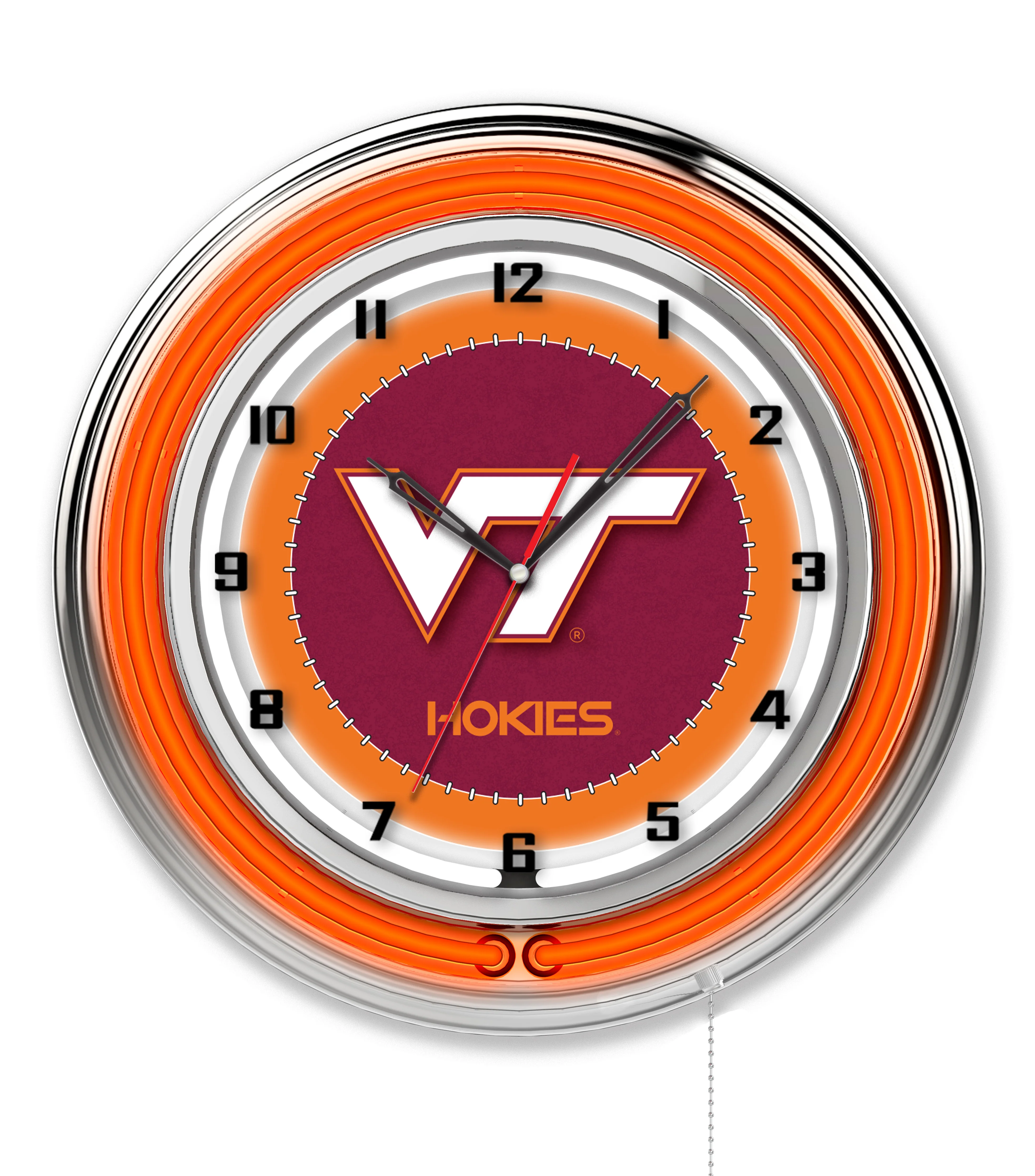 NCAA Licensed 19" Neon Clock - Image 45