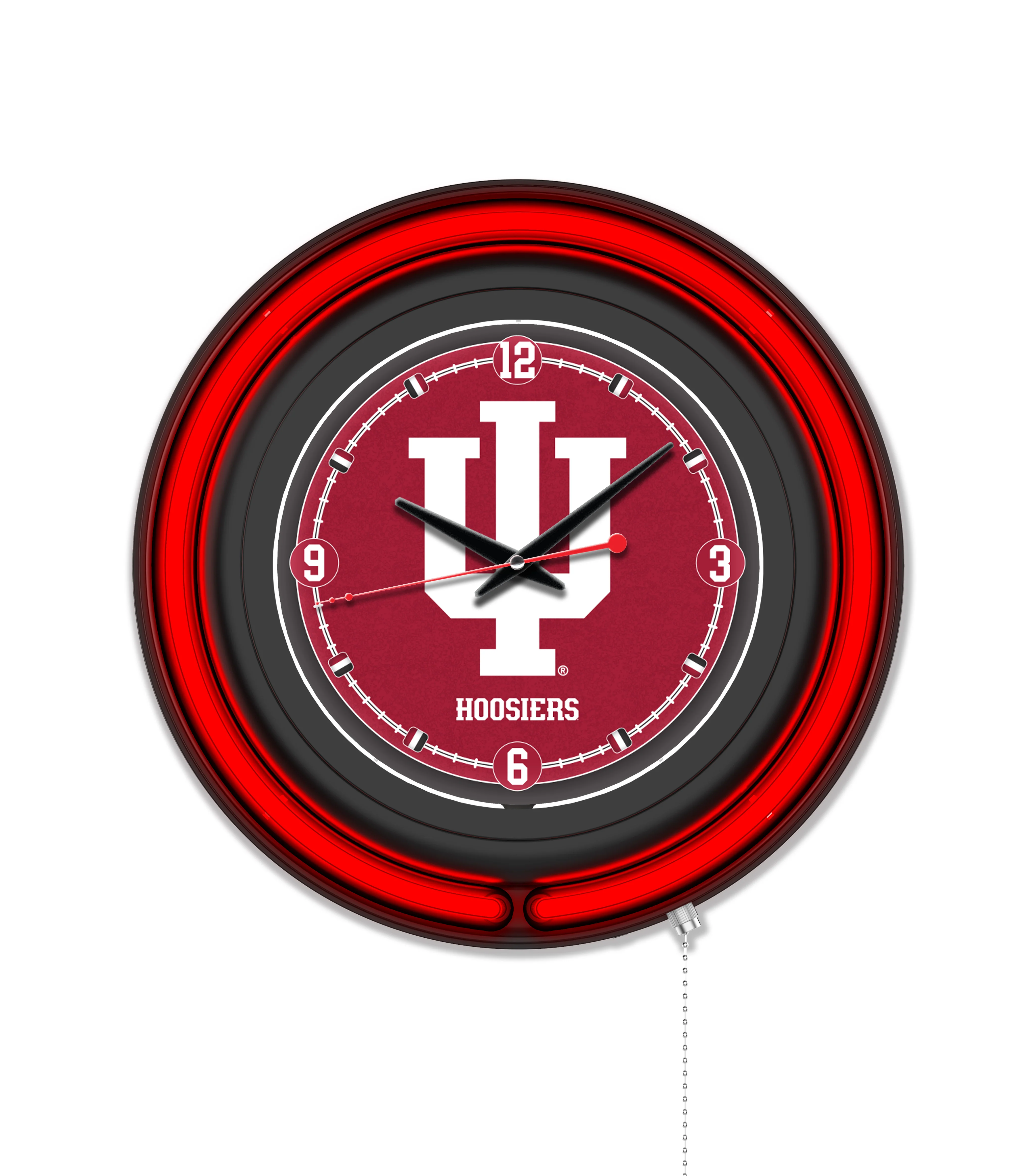 NCAA Licensed Black Case 15" Neon Clock - Image 65
