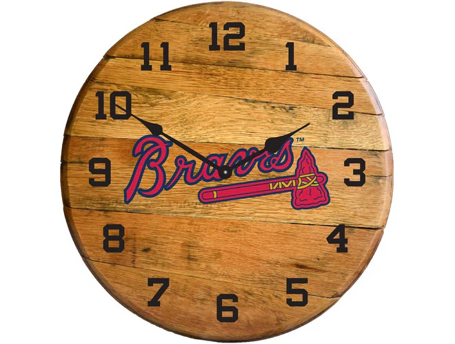 Imperial USA Officially Licensed MLB Oak Barrel Clock - Image 13