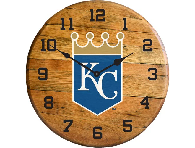 Imperial USA Officially Licensed MLB Oak Barrel Clock - Image 19