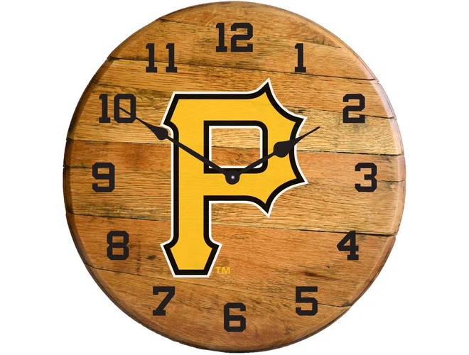Imperial USA Officially Licensed MLB Oak Barrel Clock - Image 31