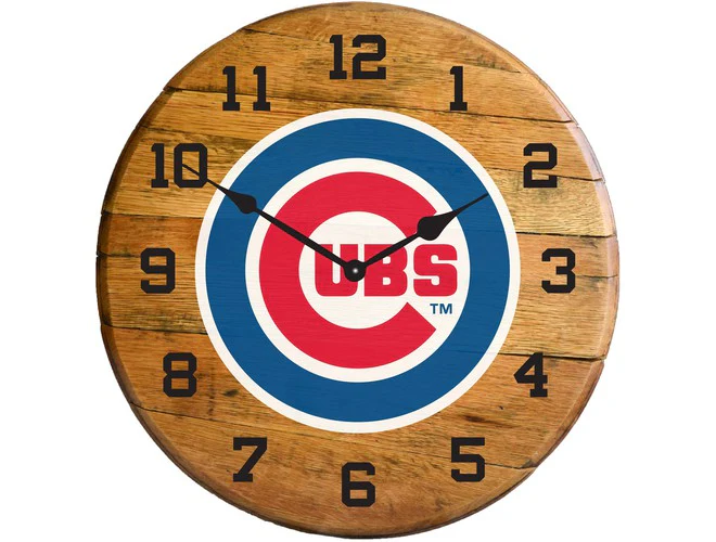 Imperial USA Officially Licensed MLB Oak Barrel Clock - Image 8