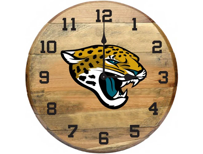 Imperial USA Officially Licensed NFL Oak Barrel Clock - Image 15