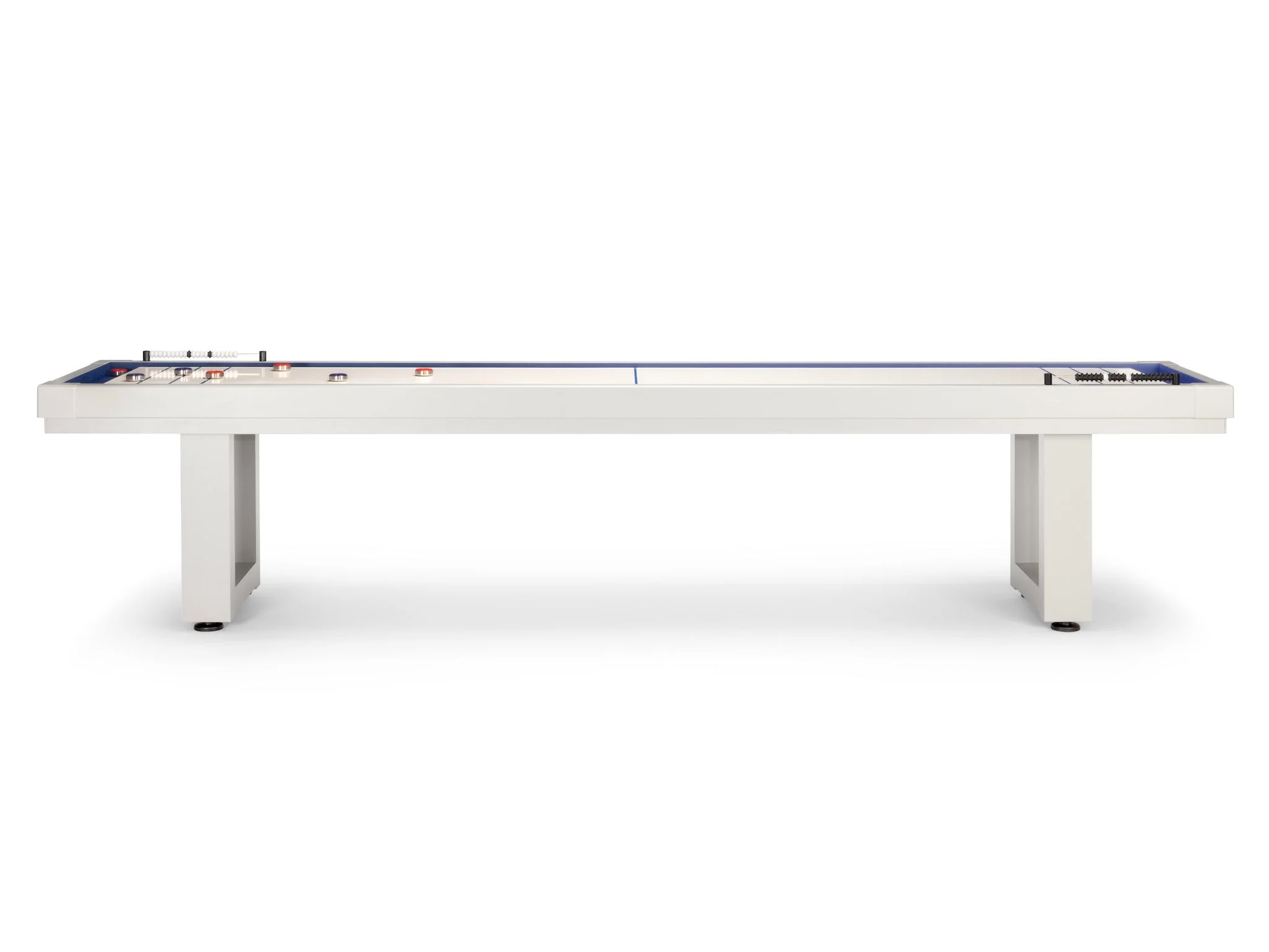 Lanai Shuffleboard Table - Pearl White - Image 11