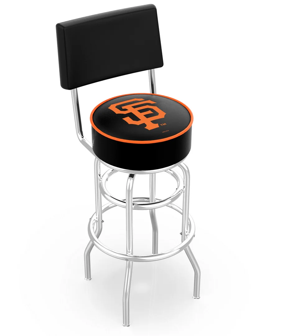MLB Licensed 30" Backed Swivel Bar Stool - Image 13
