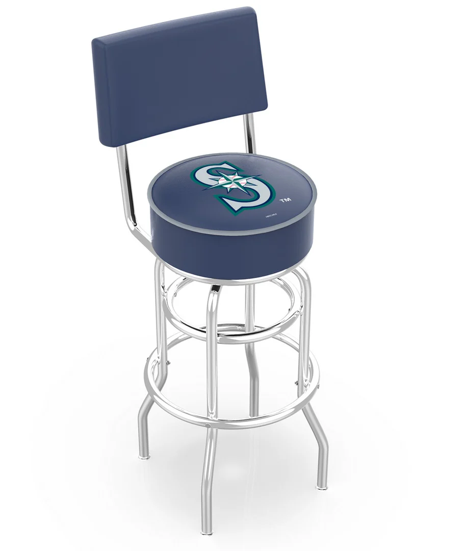 MLB Licensed 30" Backed Swivel Bar Stool - Image 15