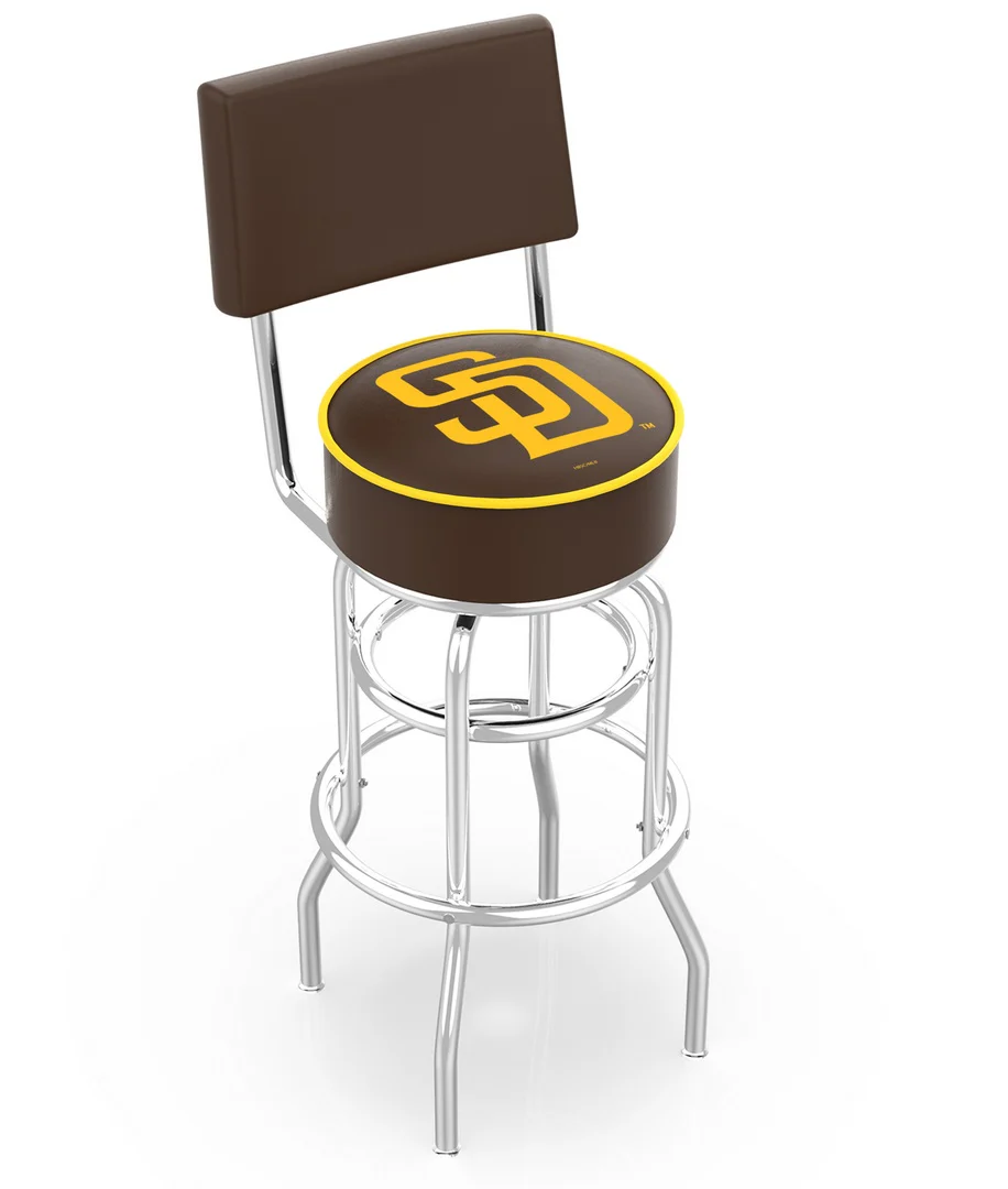 MLB Licensed 30" Backed Swivel Bar Stool - Image 17