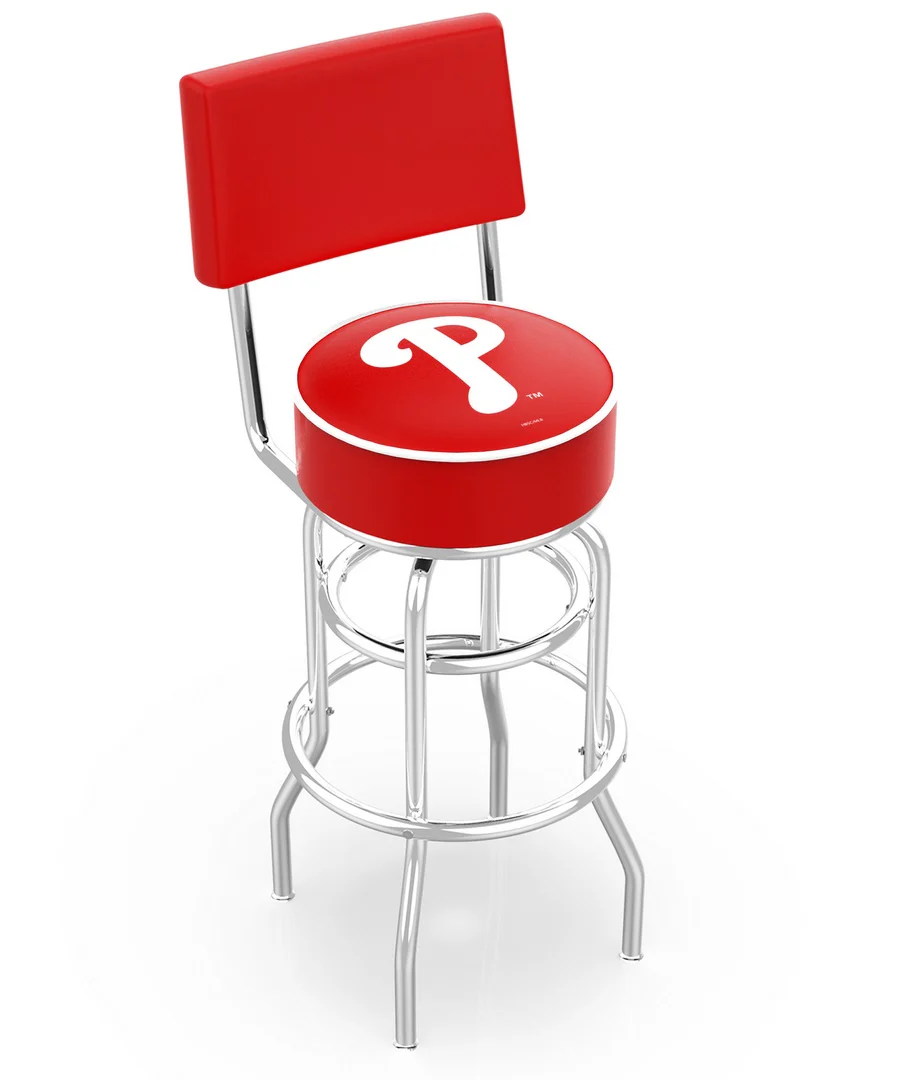 MLB Licensed 30" Backed Swivel Bar Stool - Image 21