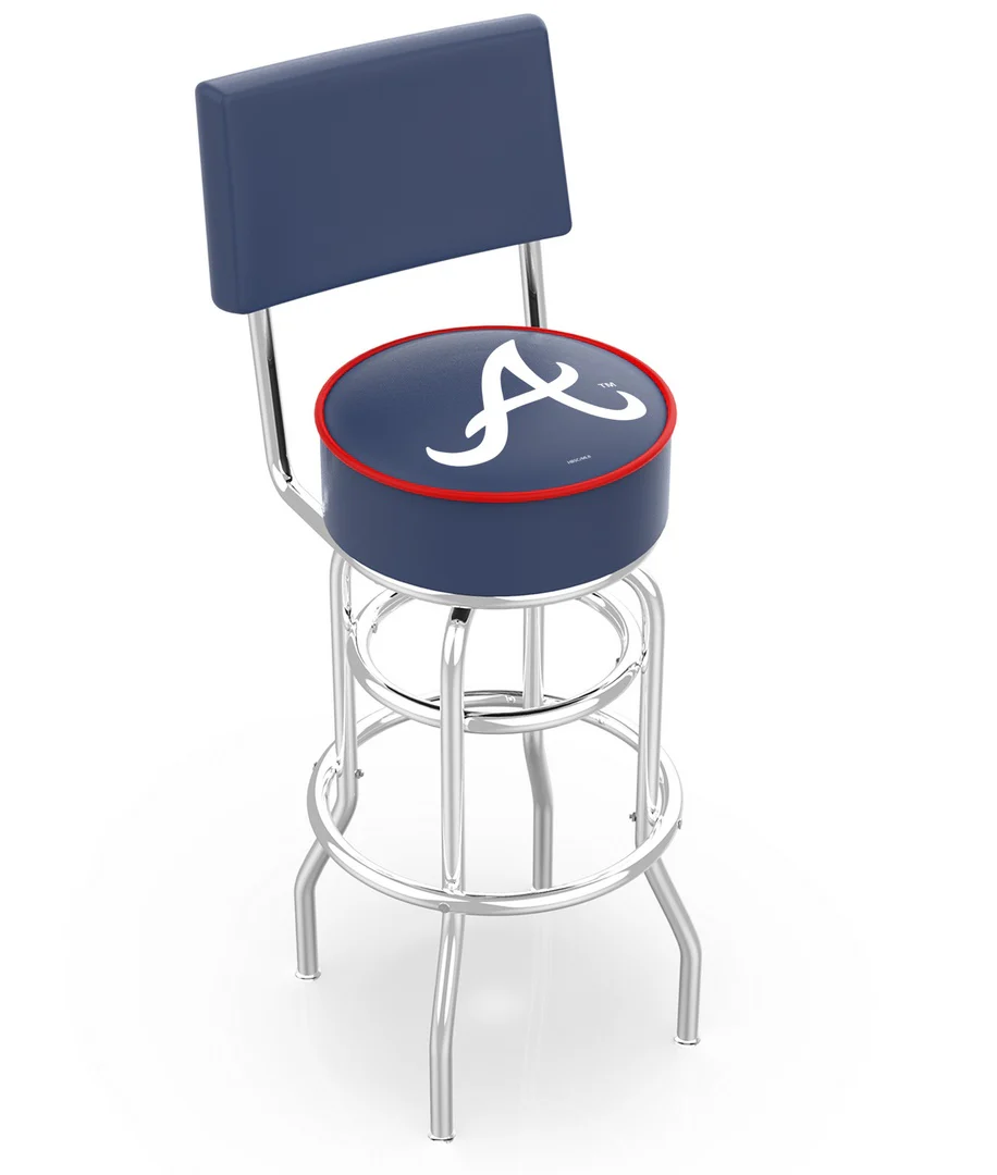 MLB Licensed 30" Backed Swivel Bar Stool - Image 49