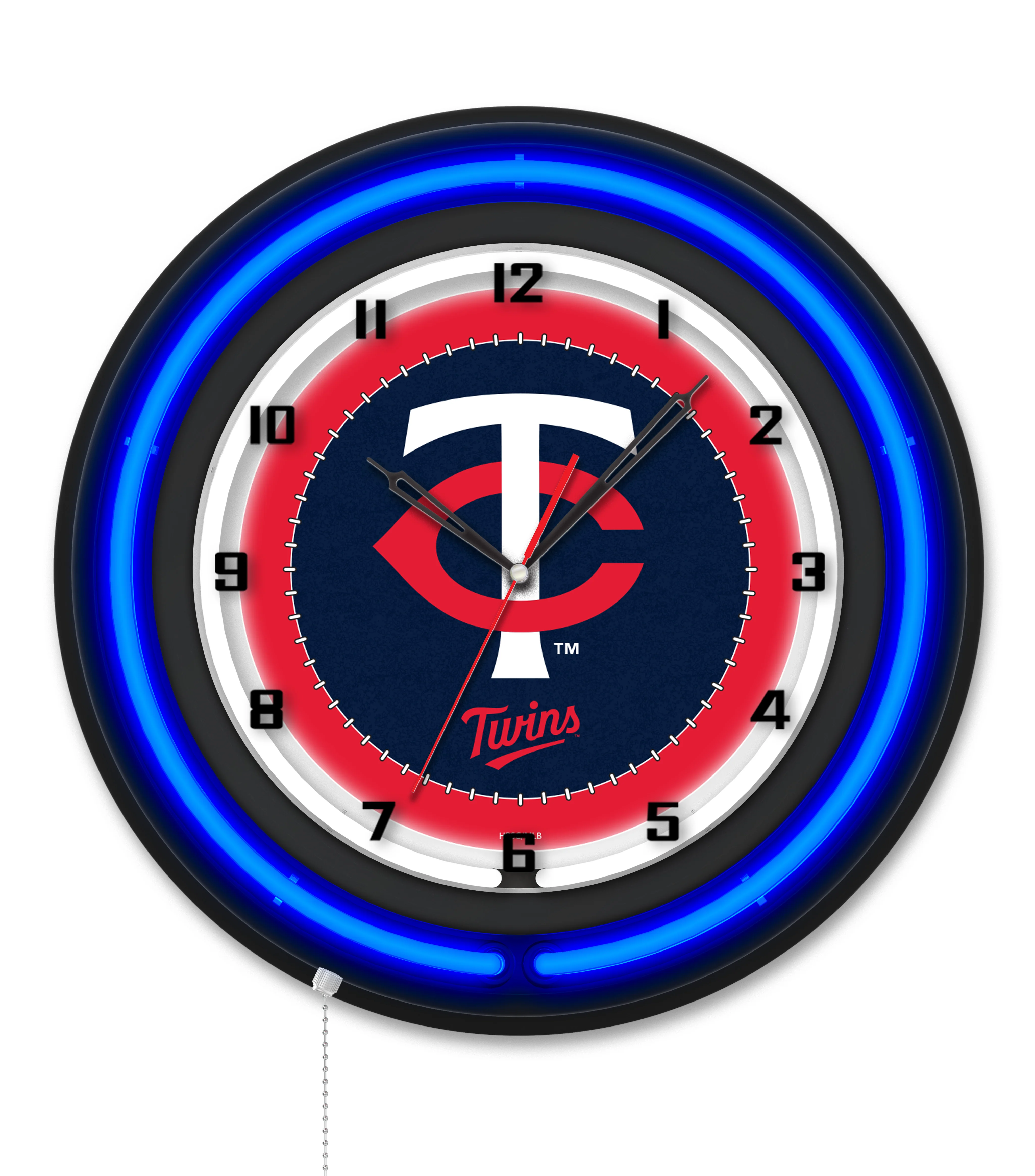 MLB Licensed Black Case 19" Neon Clock - Image 21