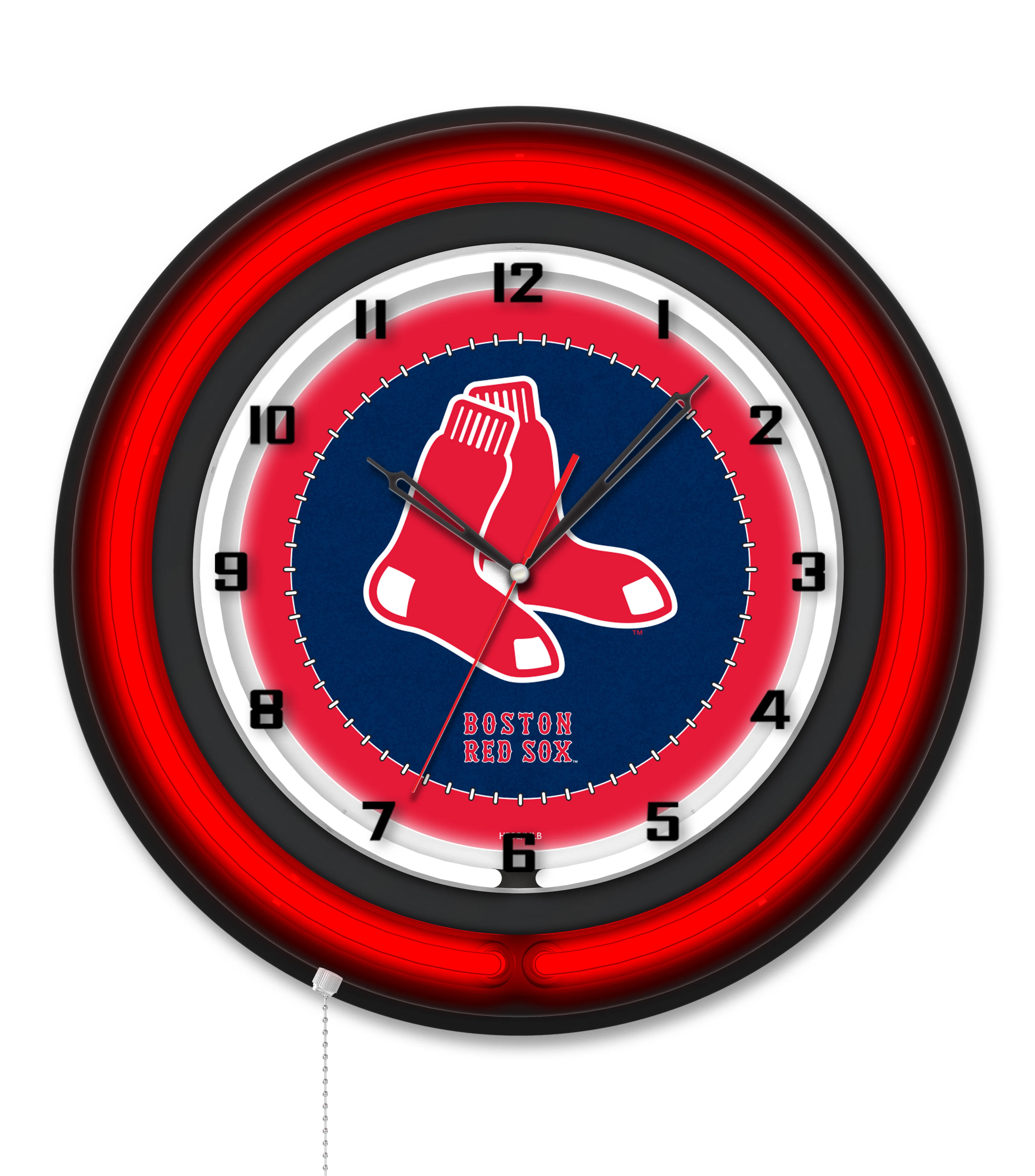 MLB Licensed Black Case 19" Neon Clock - Image 7