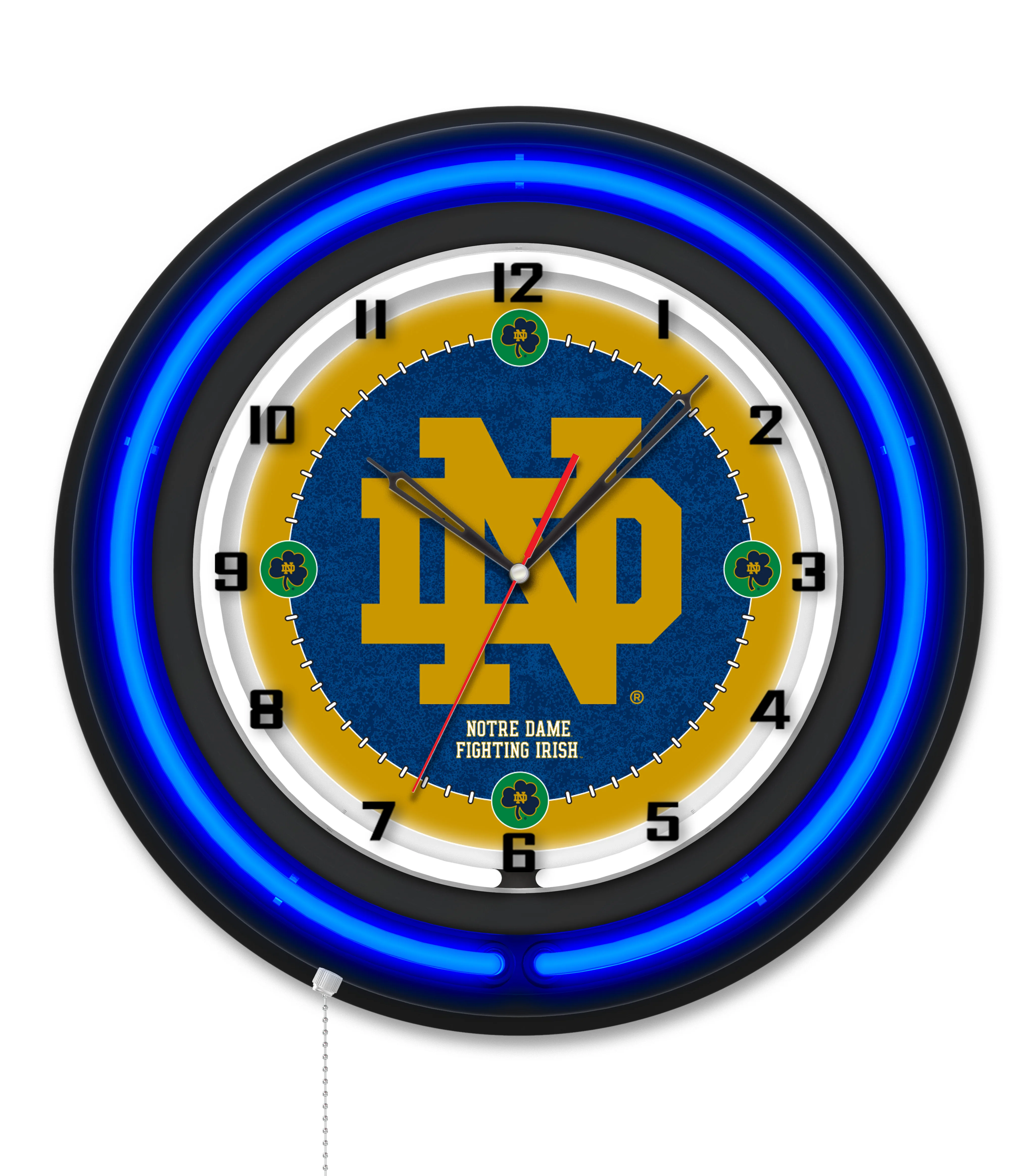NCAA Licensed Black Case 19" Neon Clock - Image 51