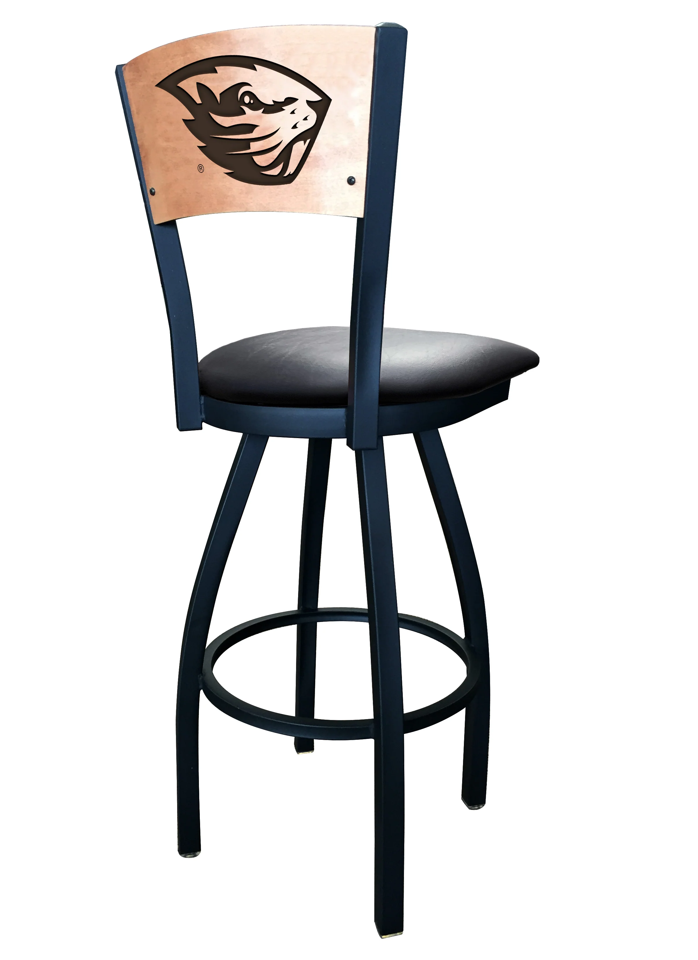 NCAA Laser Engraved 30" Swivel Bar Stool - Image 30