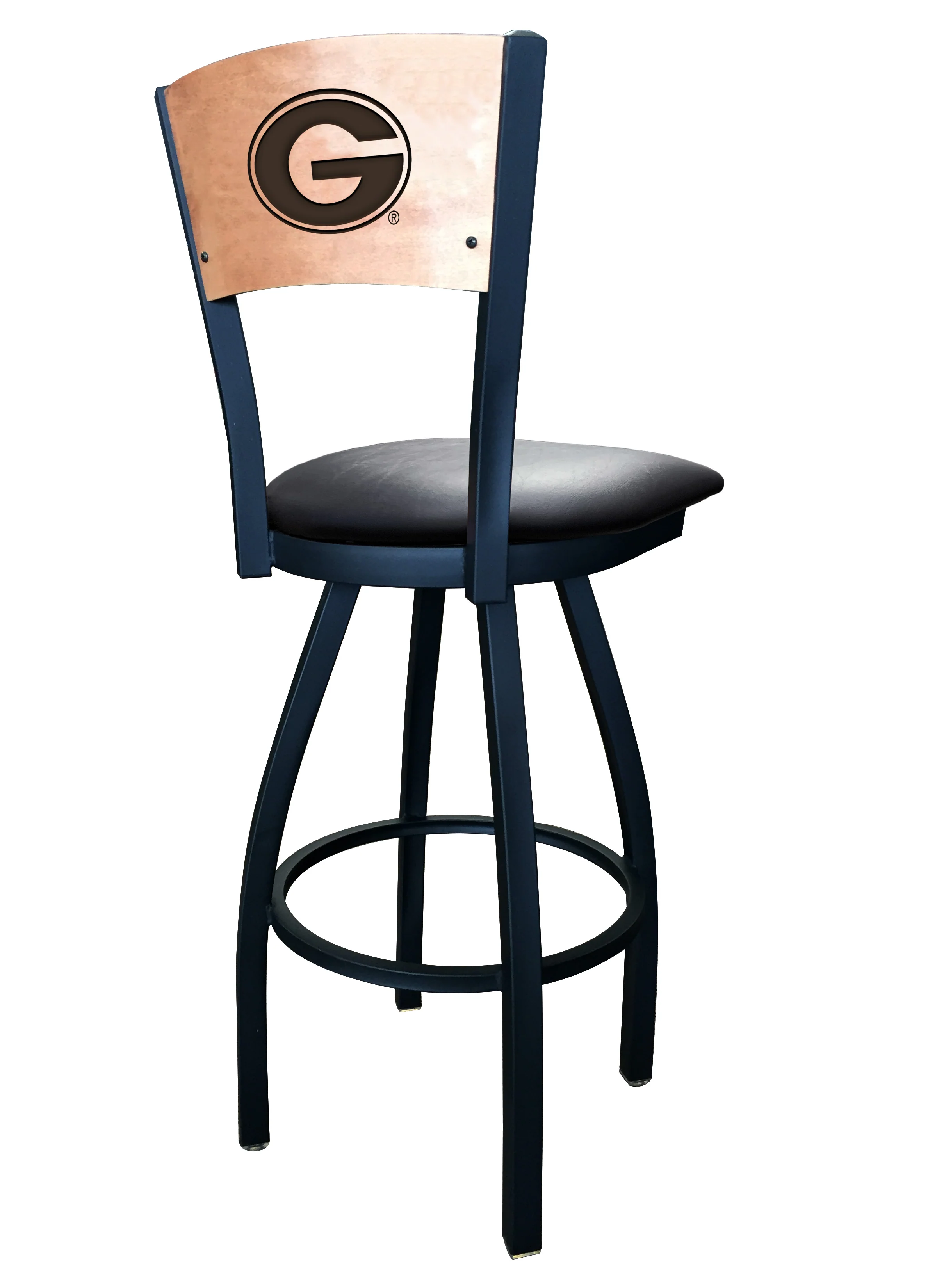 NCAA Laser Engraved 30" Swivel Bar Stool - Image 43