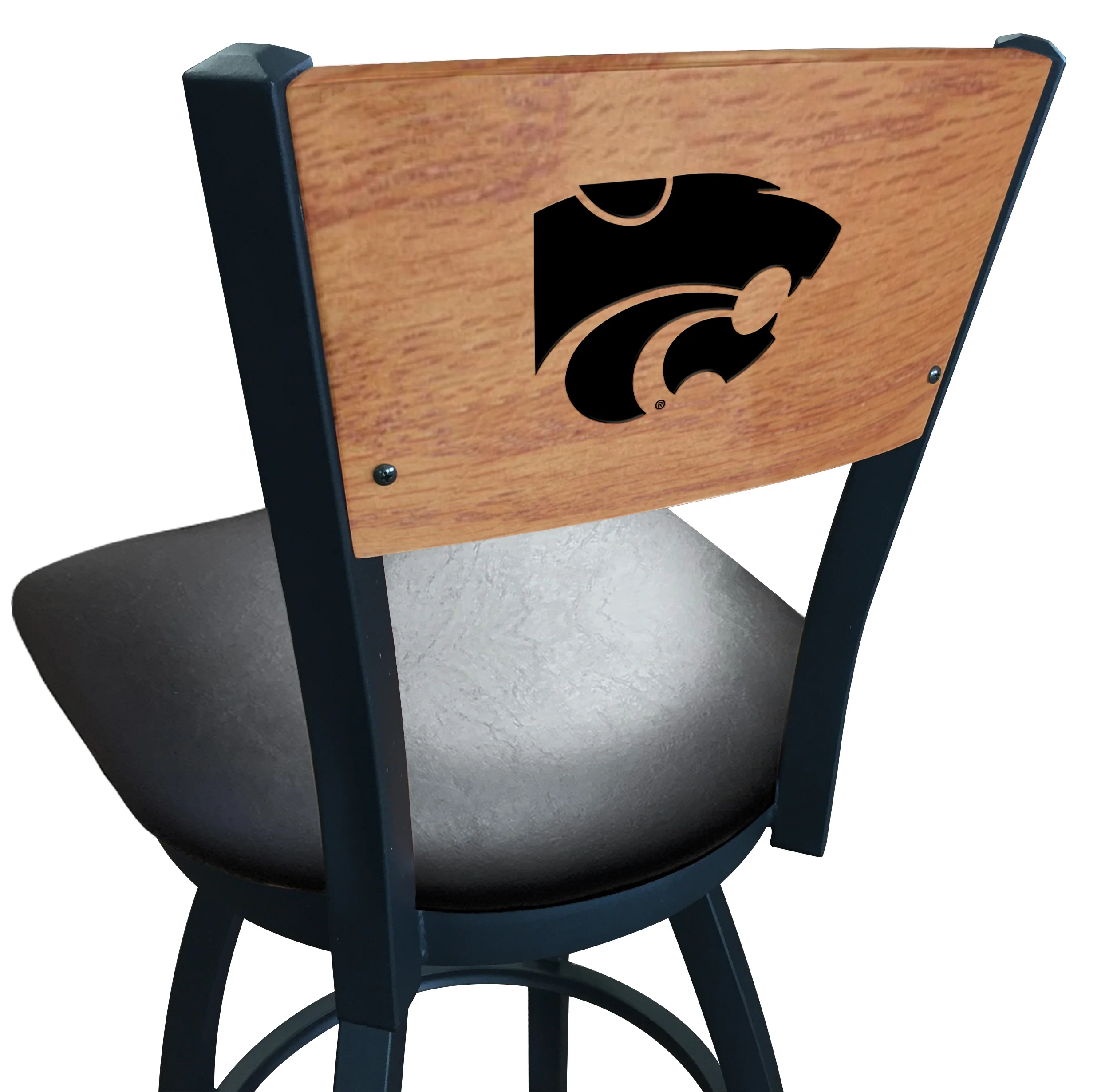 NCAA Laser Engraved 30" Swivel Bar Stool - Image 56