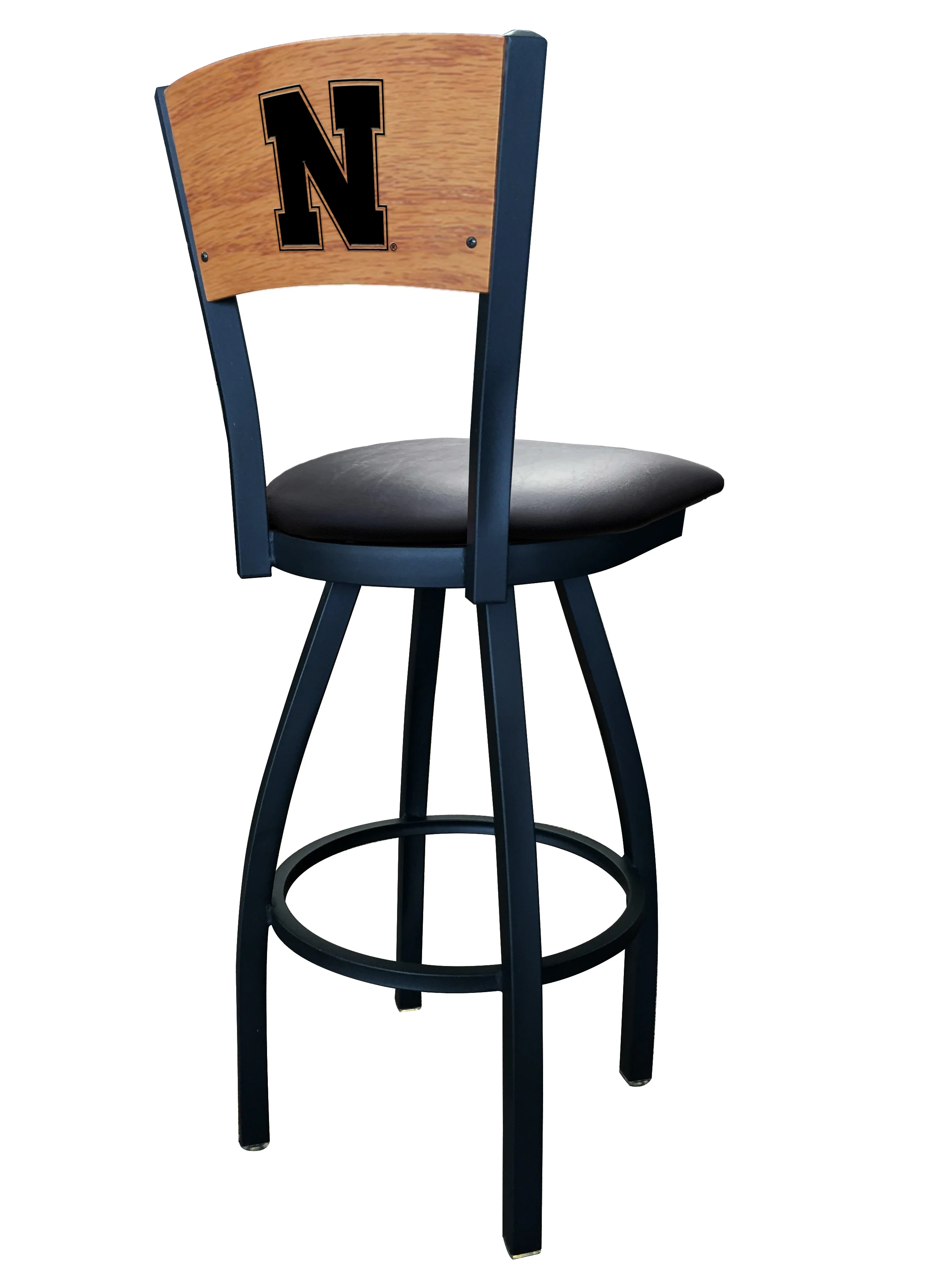NCAA Laser Engraved 30" Swivel Bar Stool - Image 59