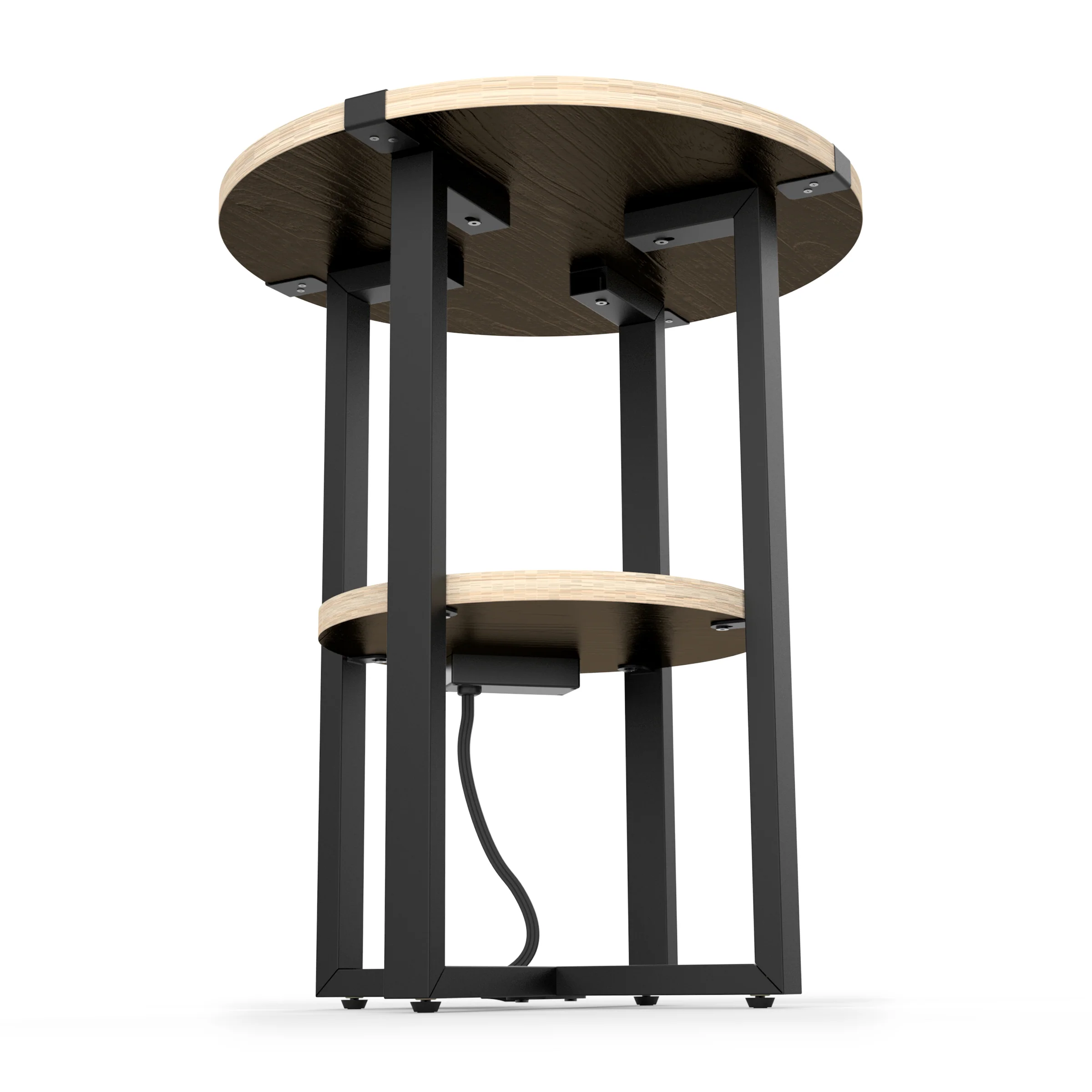 NFL Licensed Round Side Table with Charger - Image 14