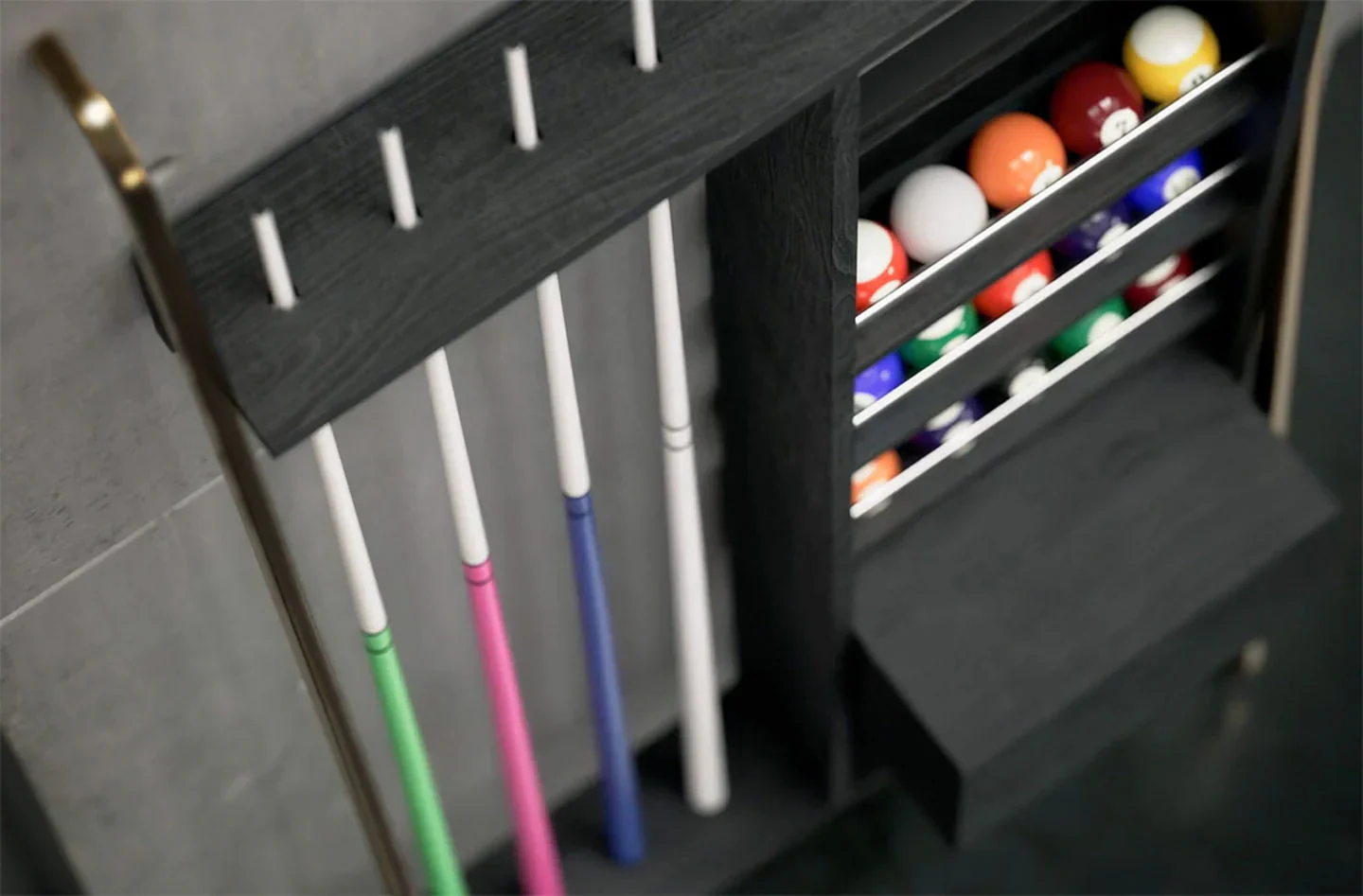 Prohibition Billiards Leaning Accessory Rack - Image 6