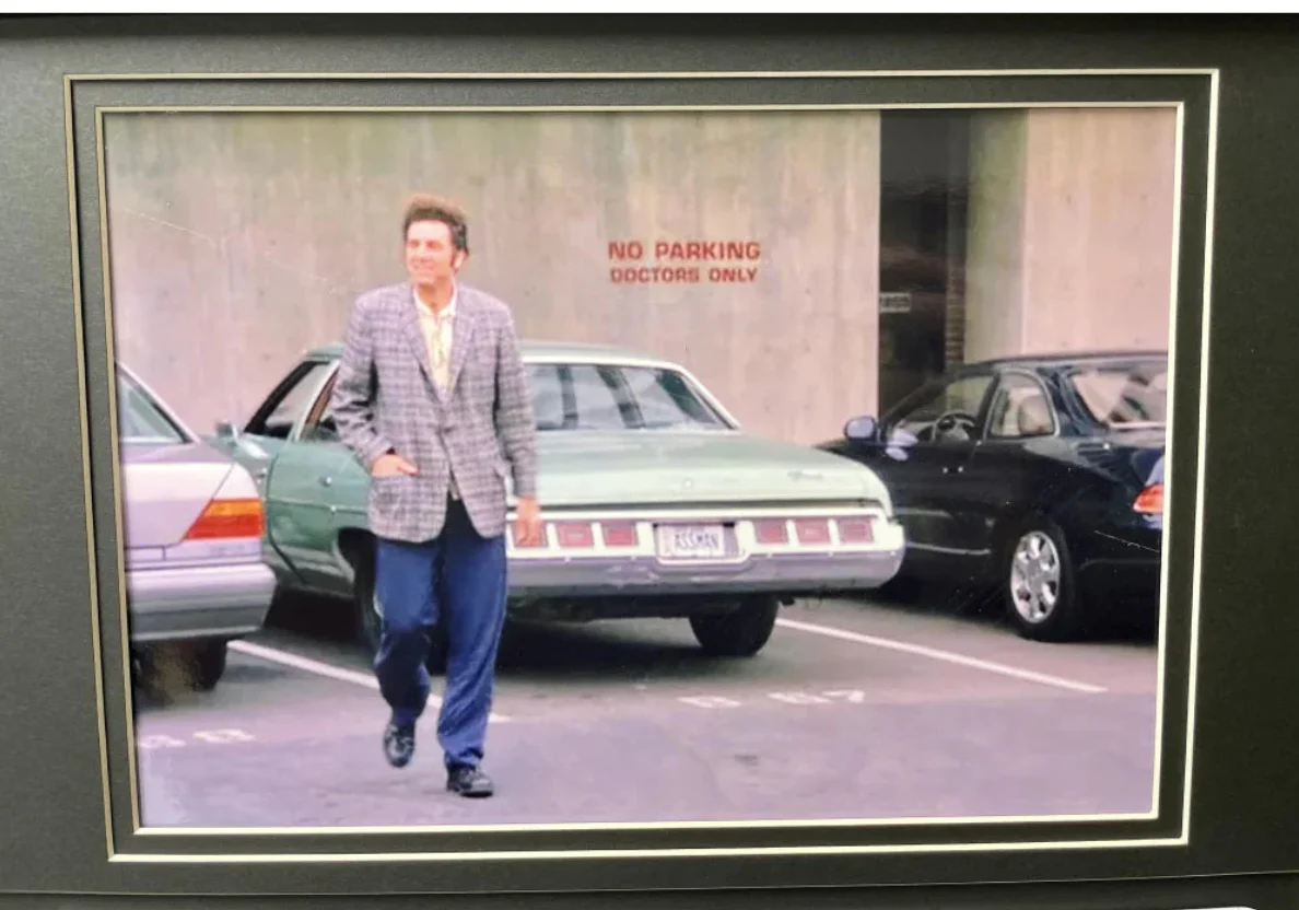 "Seinfeld" Kramer's Chevy Impala License Plate Framed Memorabilia - Image 4