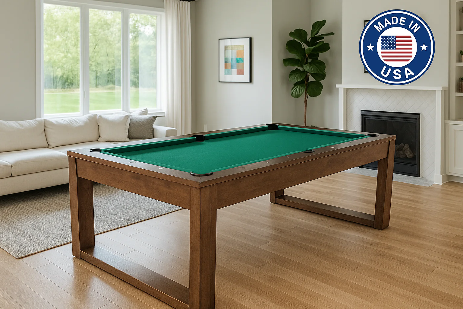 Spencer Marston 8' Cupertino Pool Table