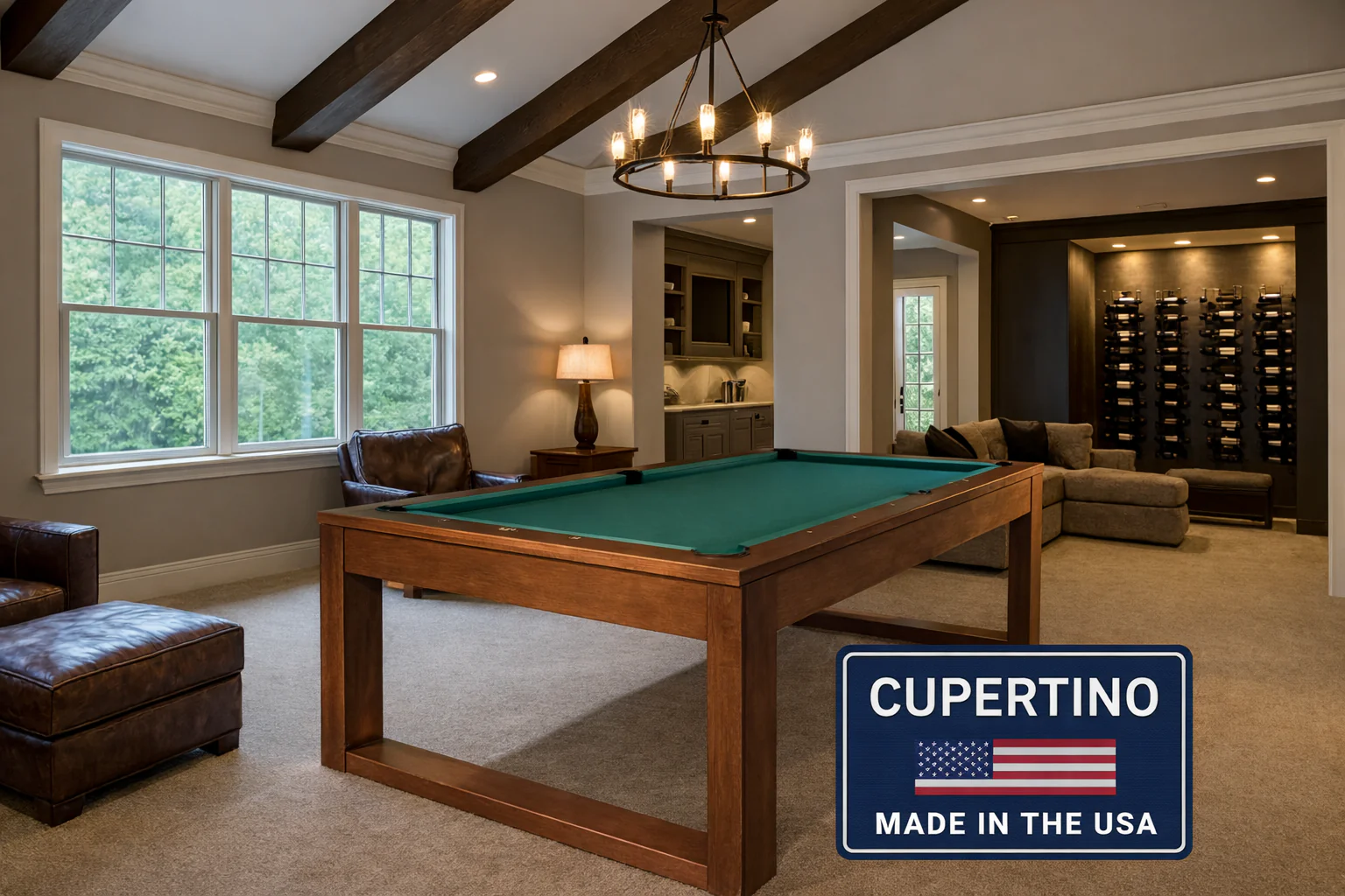 Spencer Marston 8' Cupertino Pool Table - Image 2