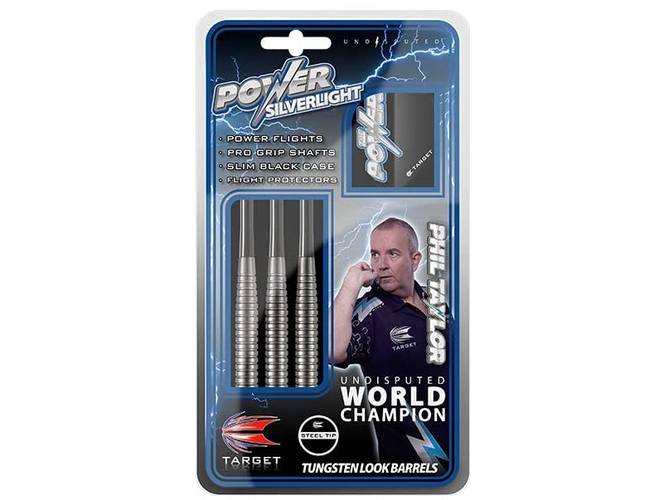 Target Power Silverlight-Phil Taylor Steel Tip Dart Set - Image 3
