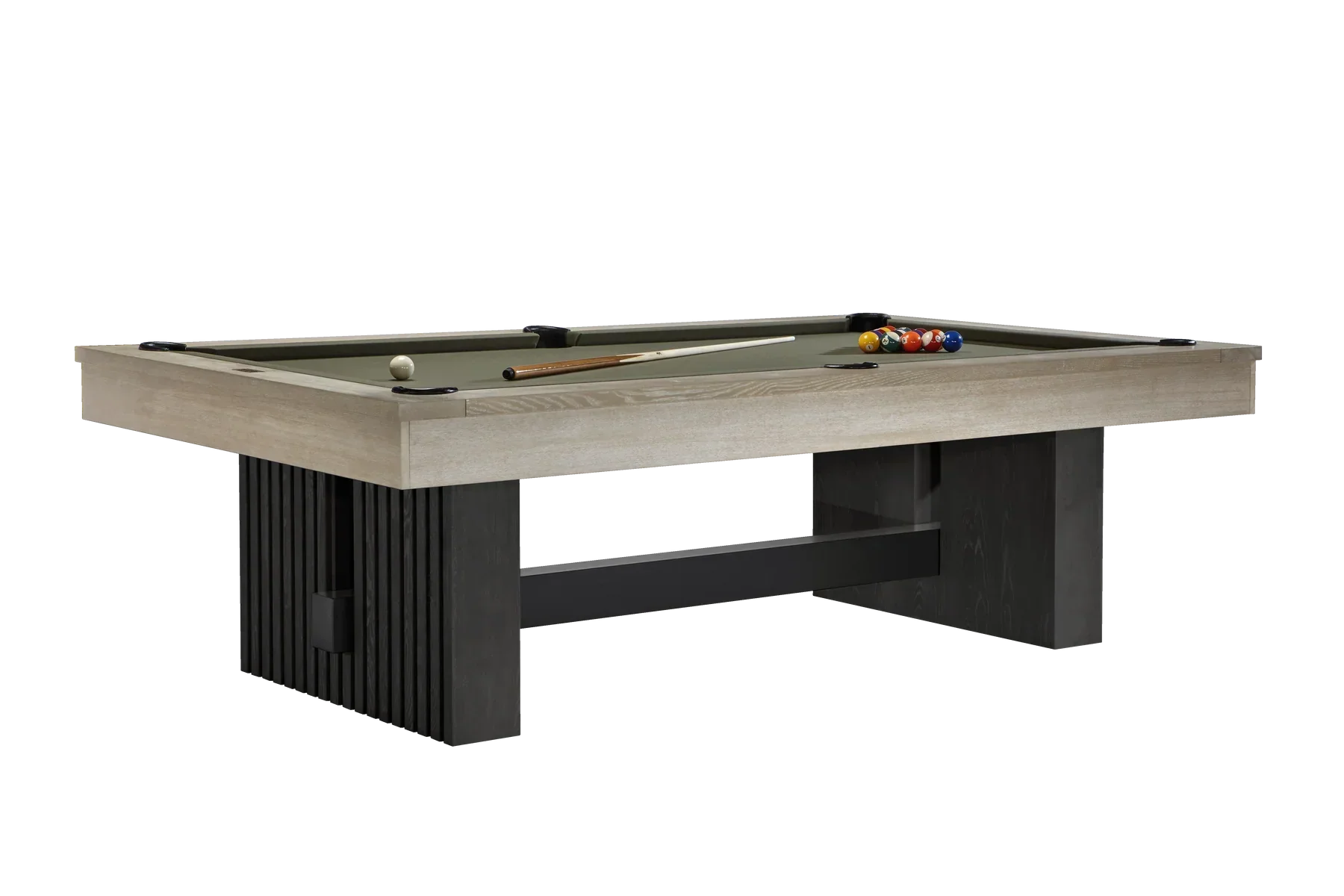 Vancouver 8' Pool Table - Natural Ash & Black Ash - Image 5