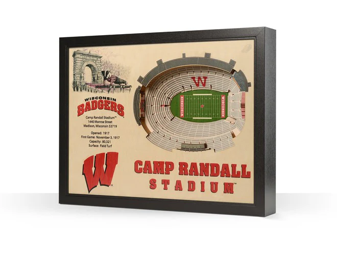 You The Fan! NCAA Stadium View 25-Layer 3D Wall Art - Image 38